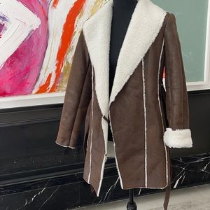 Brand New Kenneth Cole Sherpa Jacket